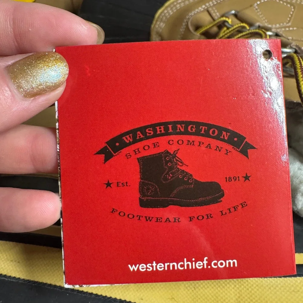 Western Chief Mens Arctic Snow Boots Sand Tan Winter Cold Weather Size 10 220053